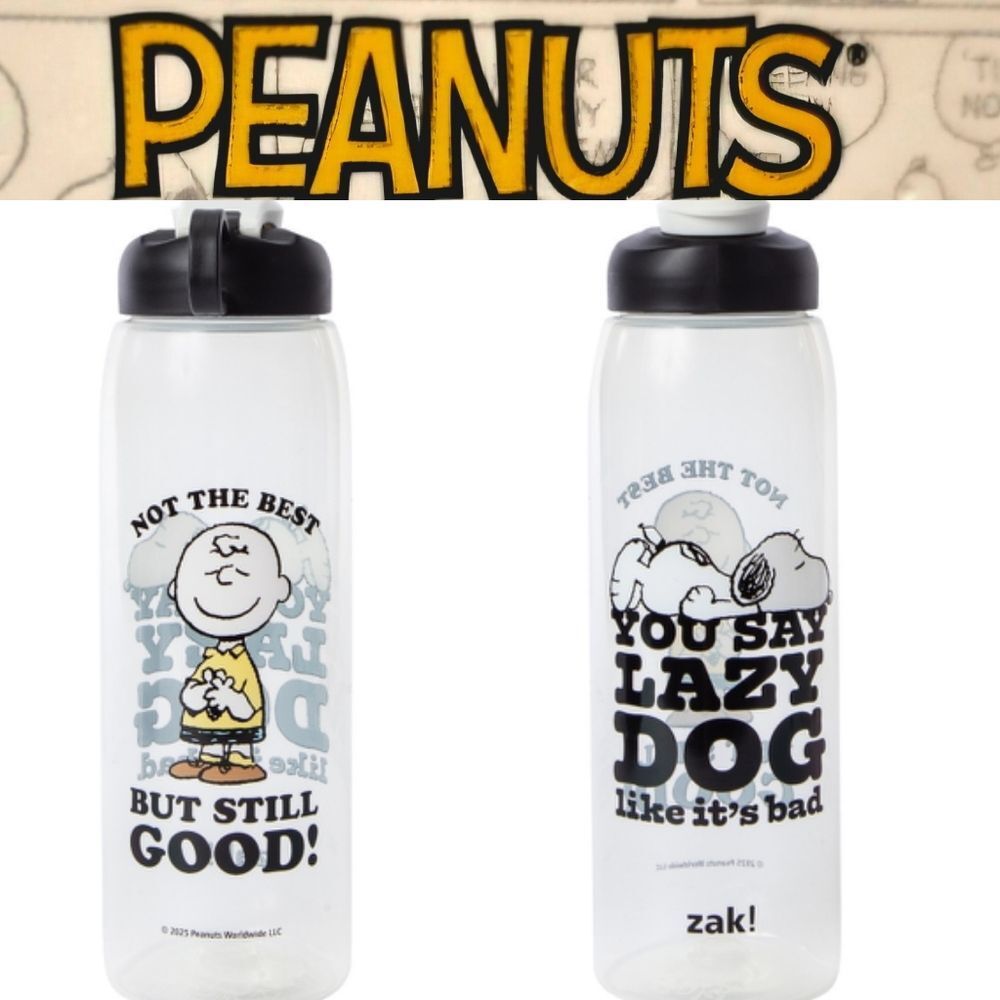 Zak! X‎ Peanuts Charlie & Snoopy 30oz Hydration Bottle